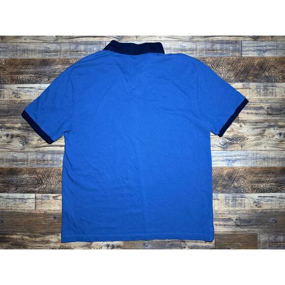 XXL Tommy Hilfiger Polo Shirt Blue Short Sleeve Classic Fit - Picture 2 of 4